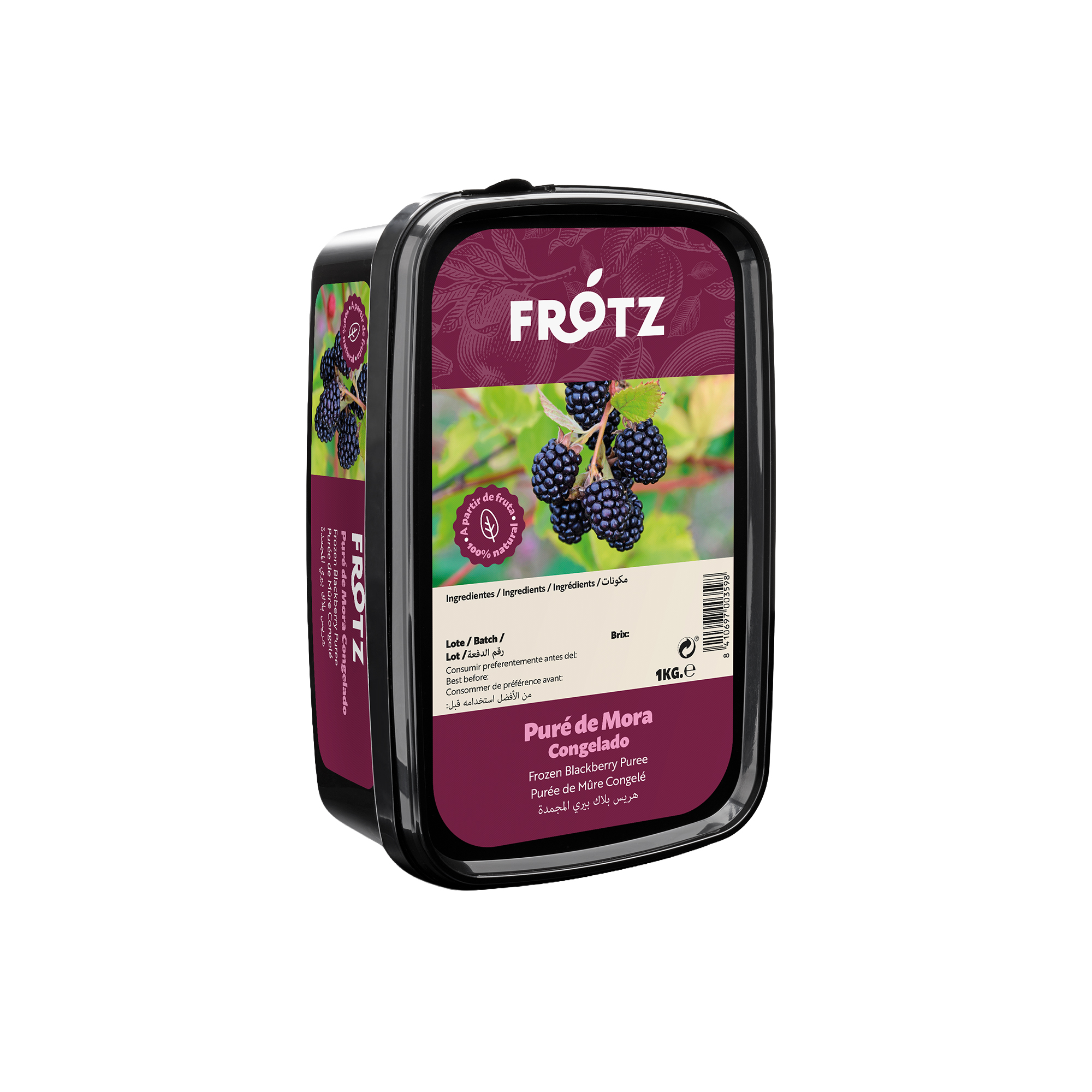Mora Puré Congelado – 1 kg
(Rubus fruticosus)
