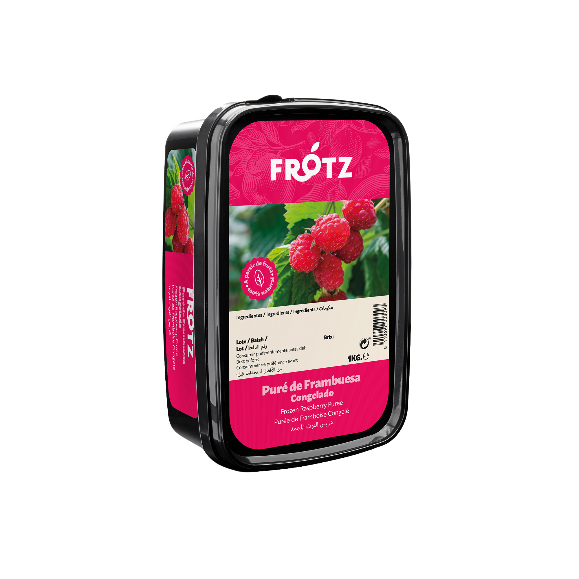 Puré de Frambuesa Cong. – 1 kg
(Rubus idaeus)