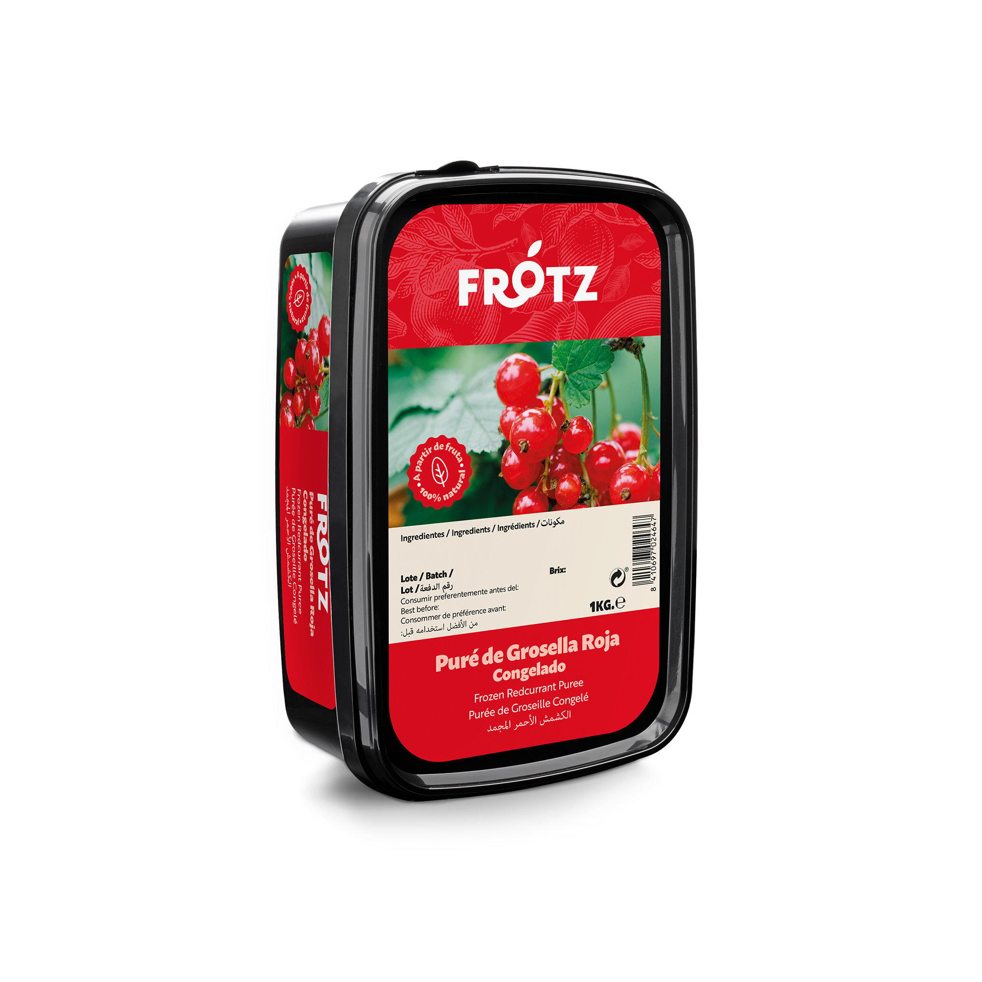 Puré de Grosella Roja Cong. – 1 kg
(Ribes rubrum)