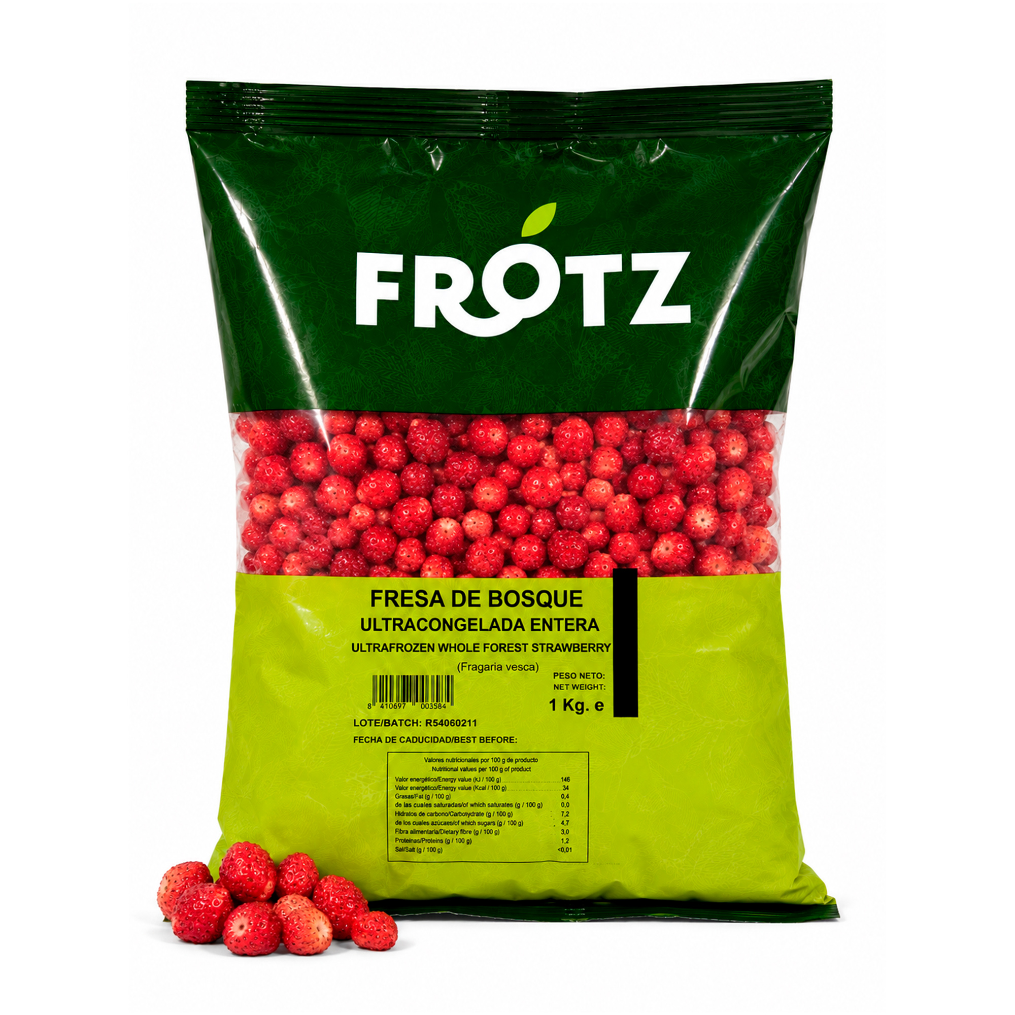 Woodland Strawberries – Frozen 1 kg