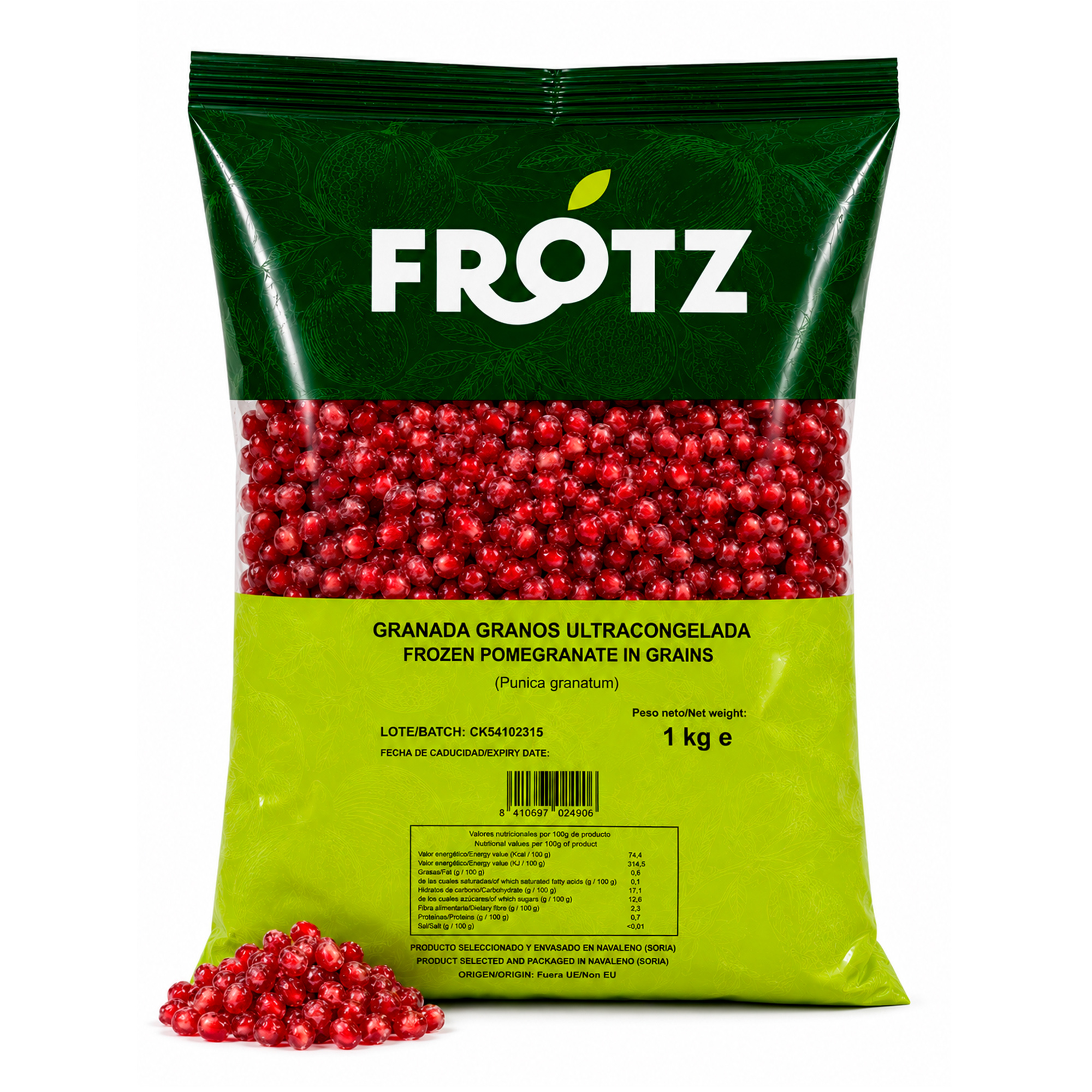 Pomegranate Seeds – Frozen IQF 1 kg
