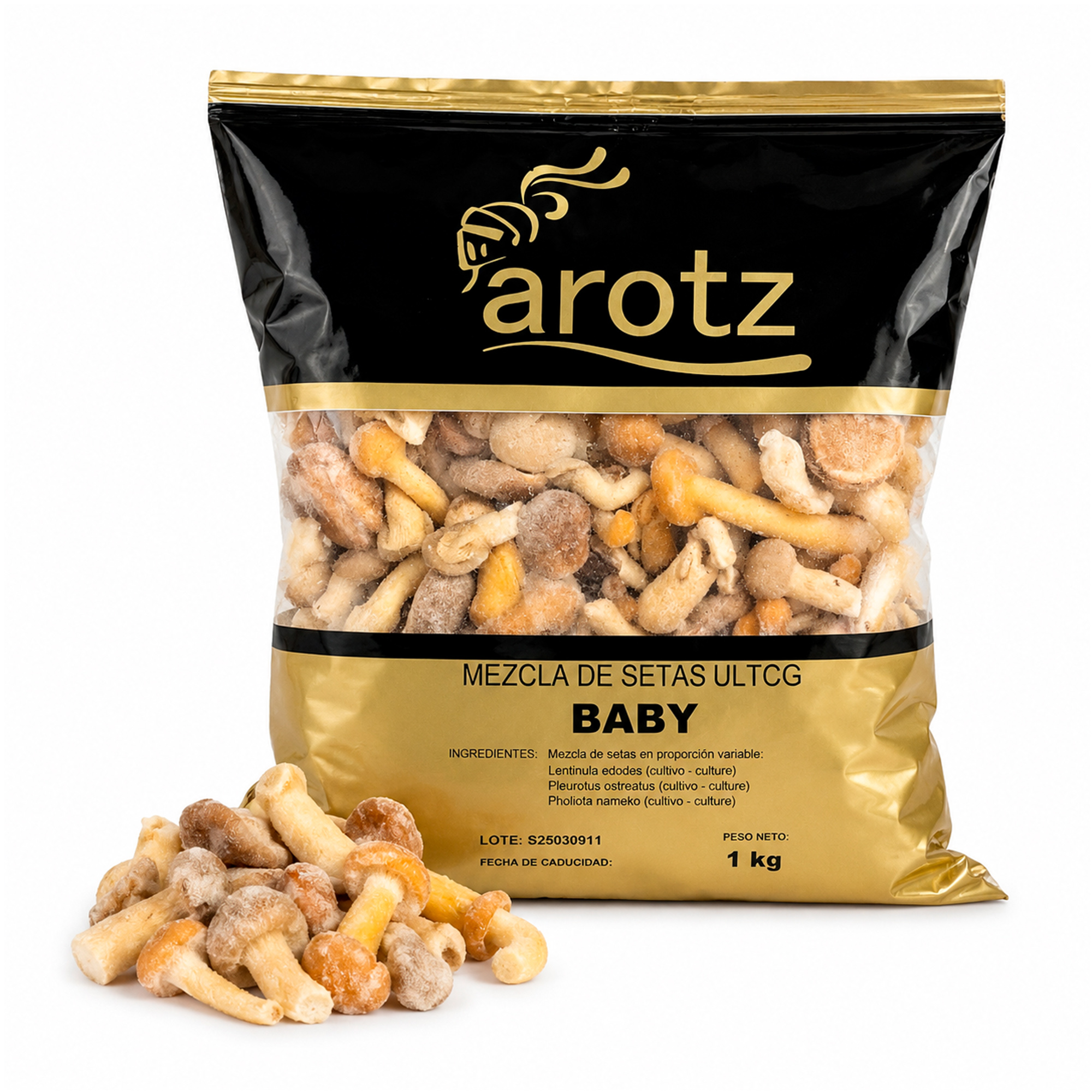 Baby Mushroom Mix – Frozen 1 kg