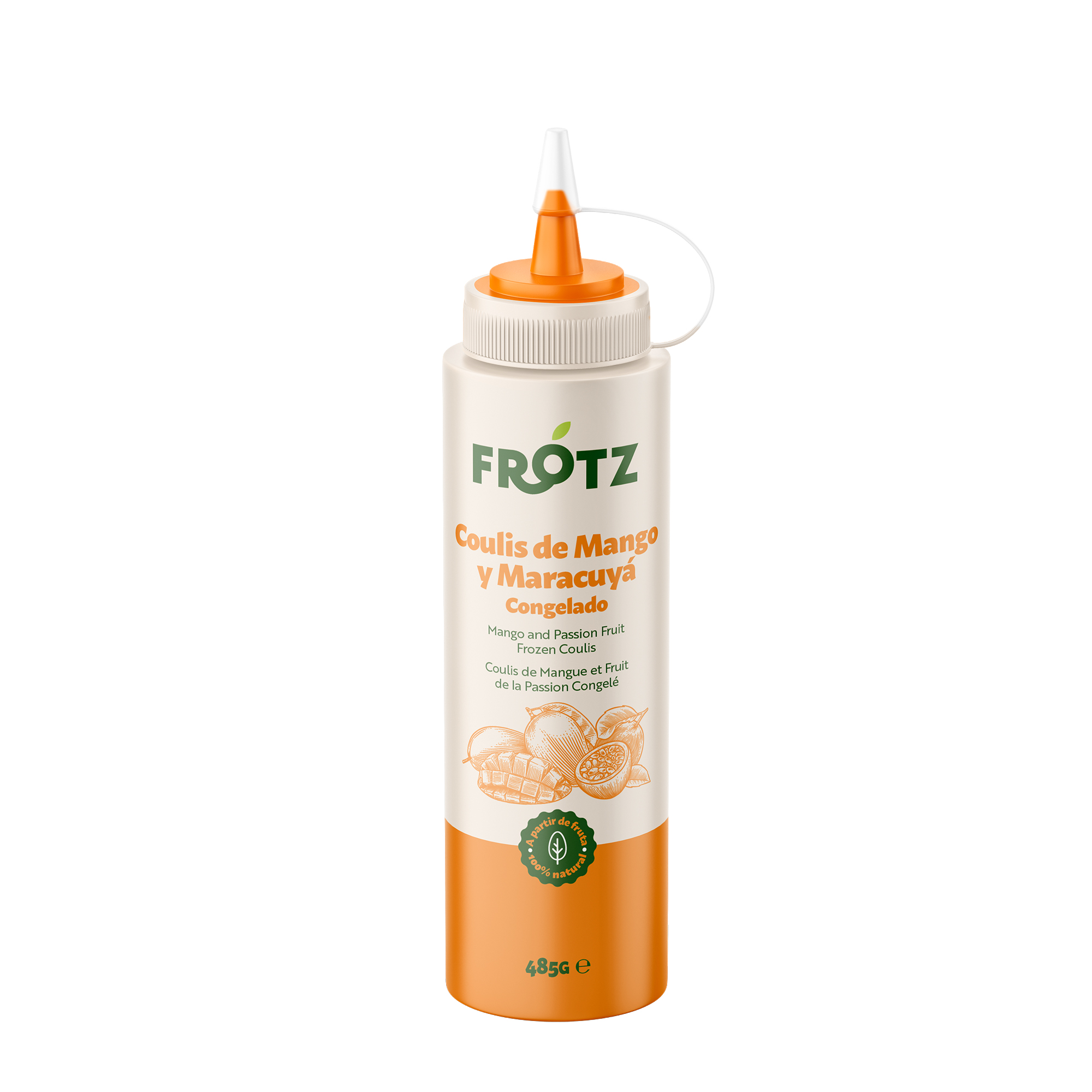 Coulis de Mango y Maracuyá Cong. - 485 gr