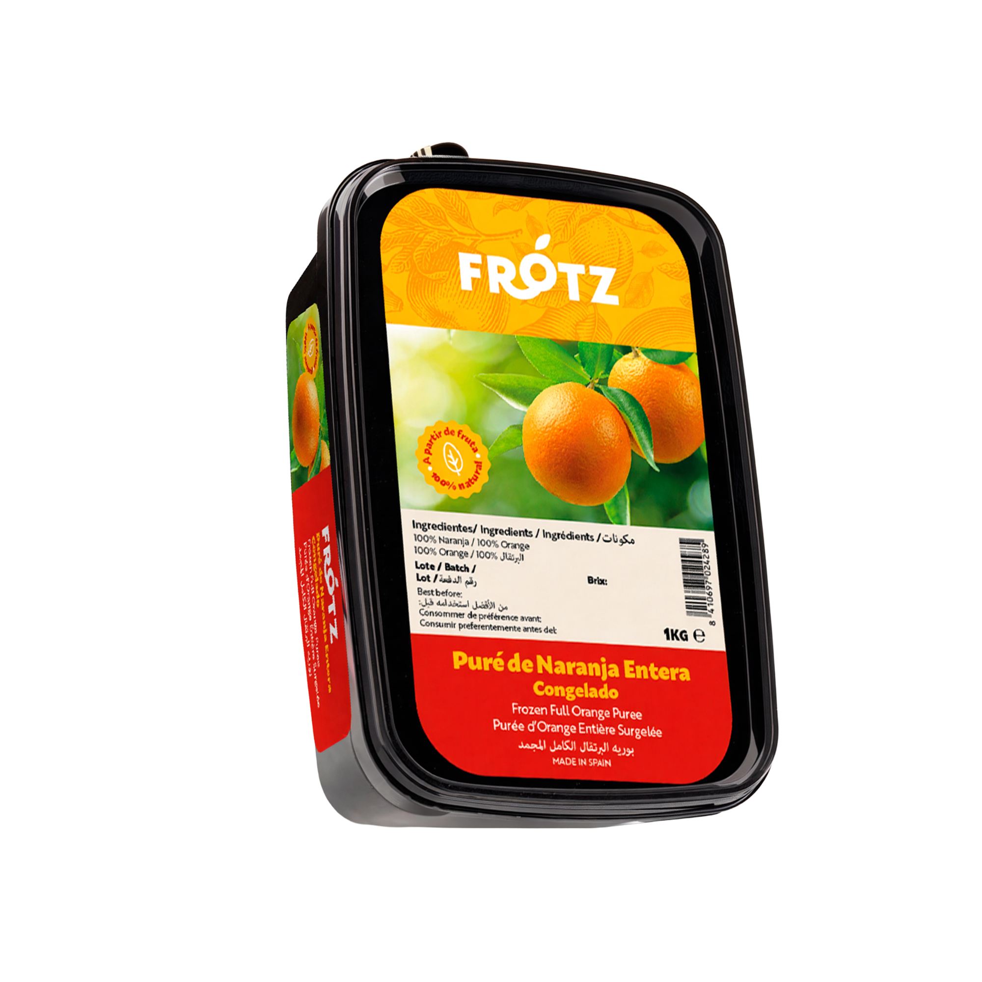 Puré de Naranja Entera Cong. – 1 kg