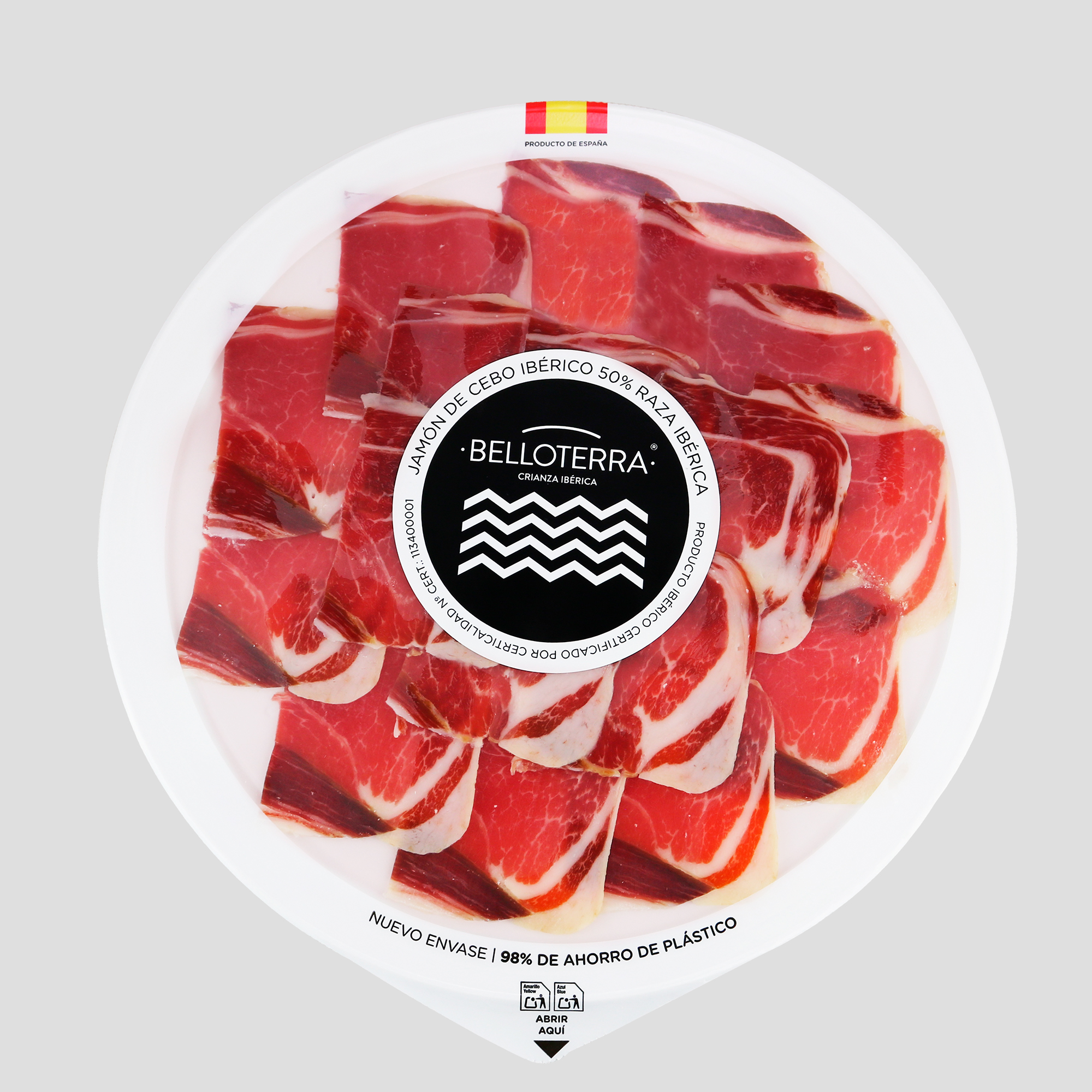 Jamón de Cebo Ibérico 50% Lonch. 80 gr