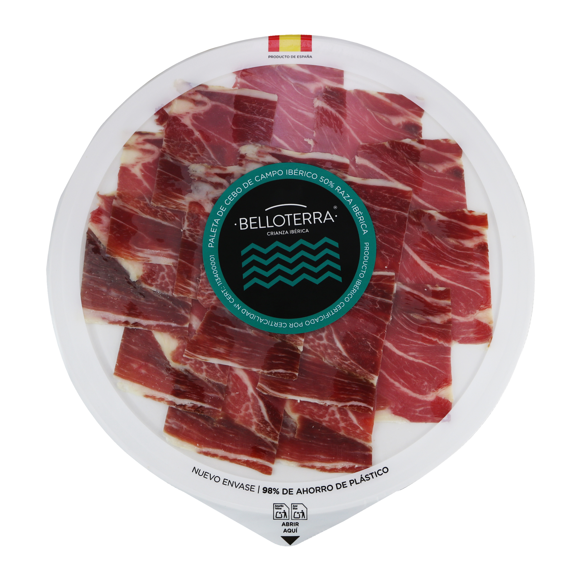 Paleta de Cebo de Campo Ibérica 50% – Sliced 80 g