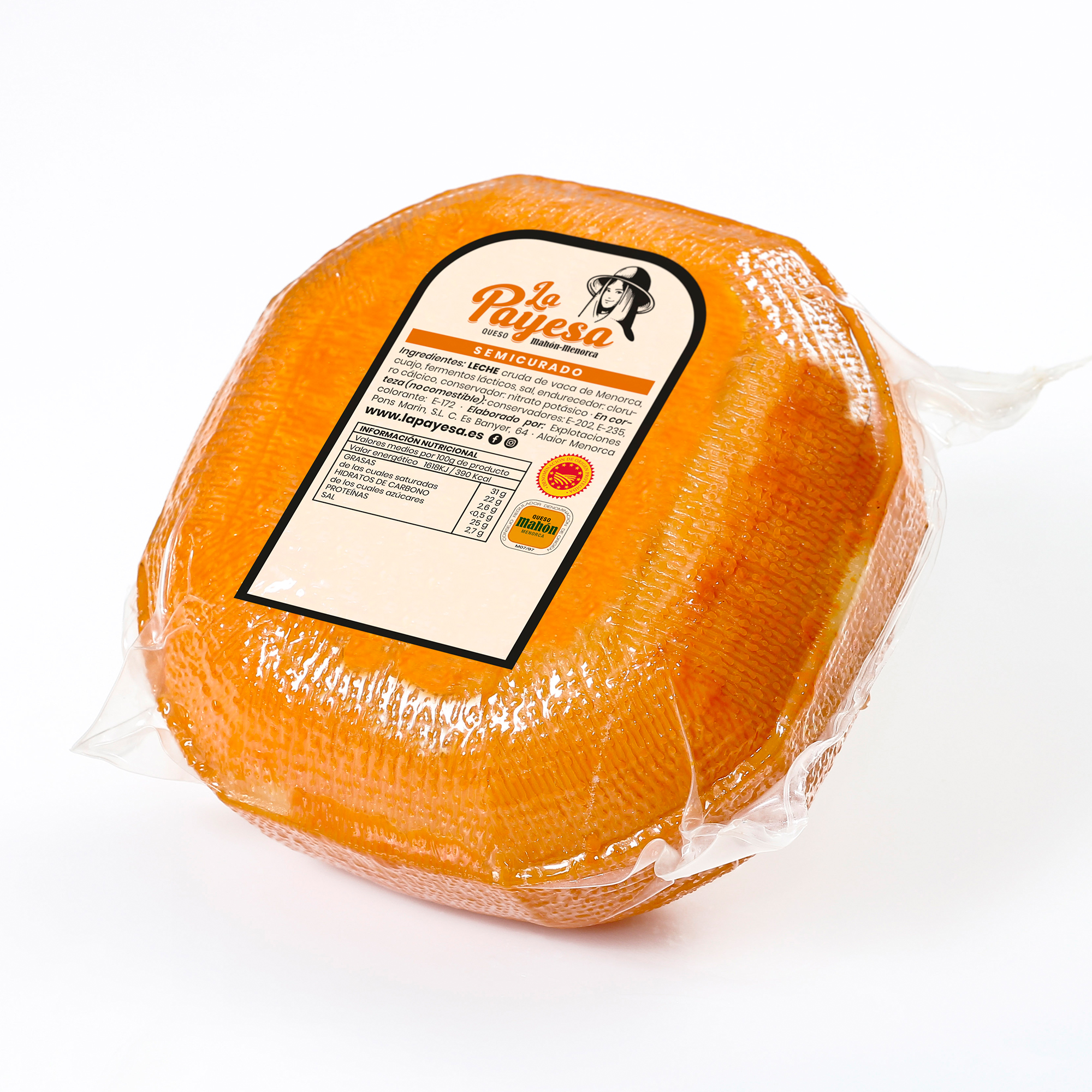 Mahón Semicurado – Leche Cruda – 650 g