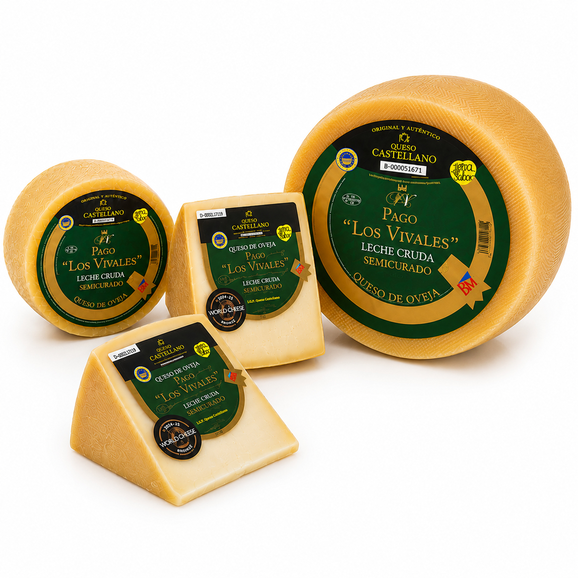 Semi-Cured Raw Sheep’s Milk Cheese - Multiple Sizes