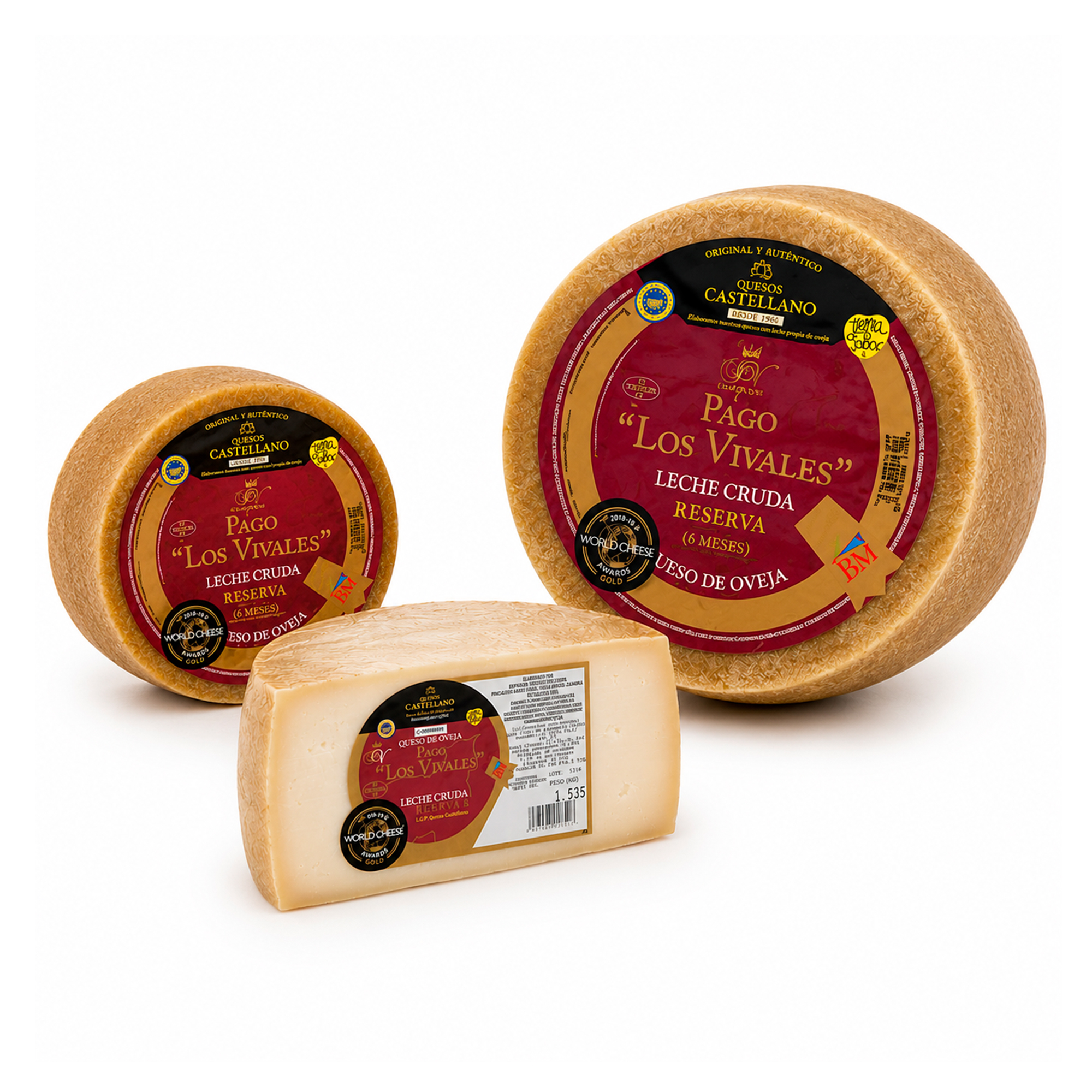 Sheep’s Raw Milk Cheese Reserva – Multiple Sizes