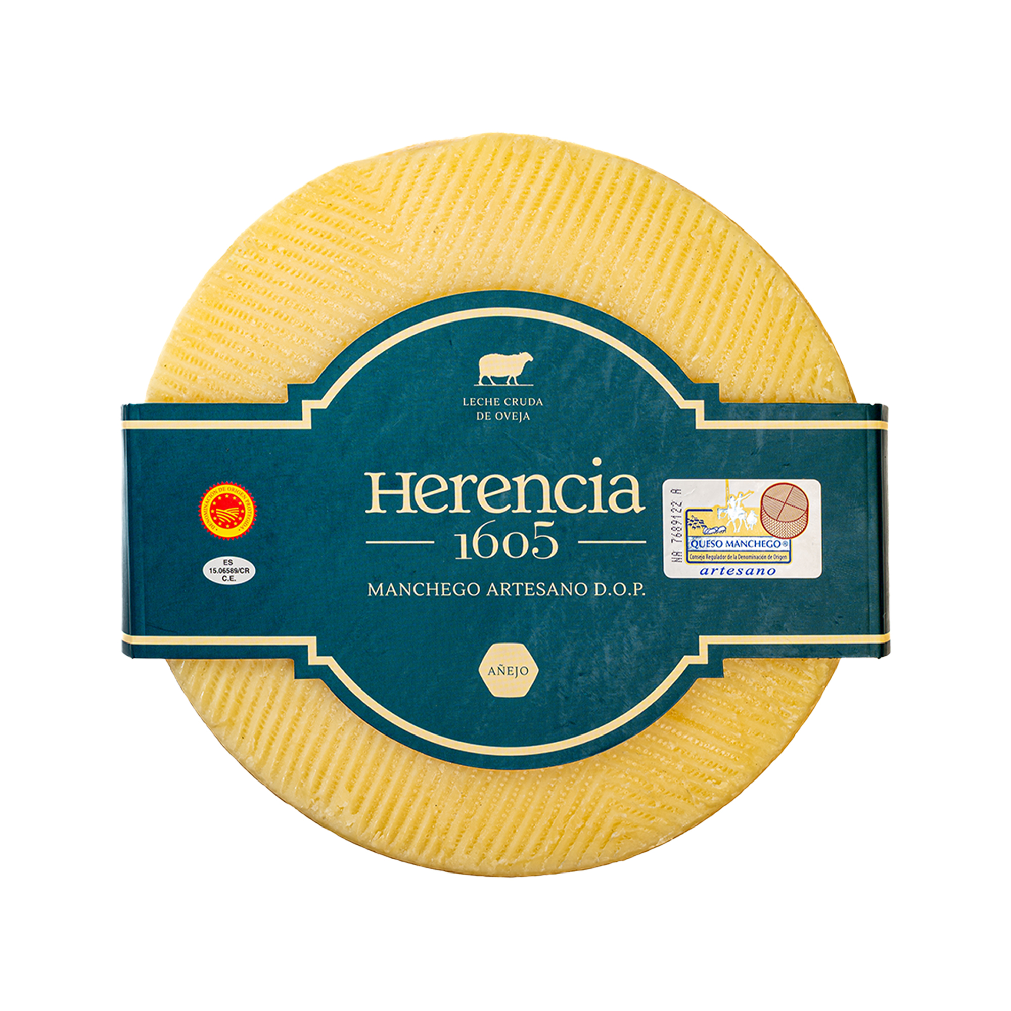 Queso 1605 Herencia Añejo Rueda             10 meses. Aprox. 3 kg