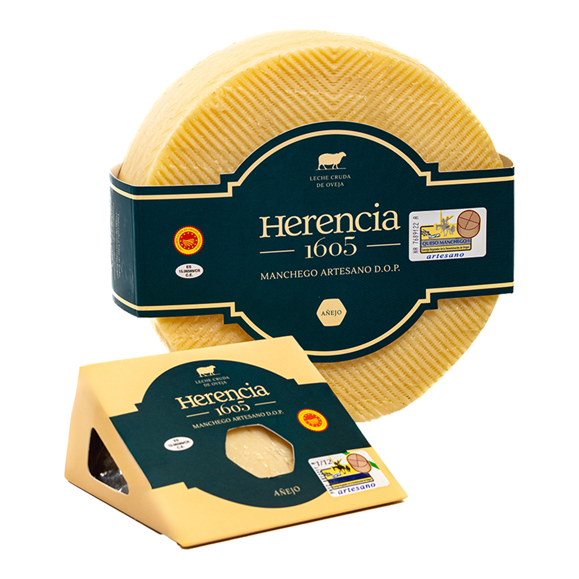 Queso 1605 Herencia Añejo Cuña               10 meses. Aprox. 250 gr