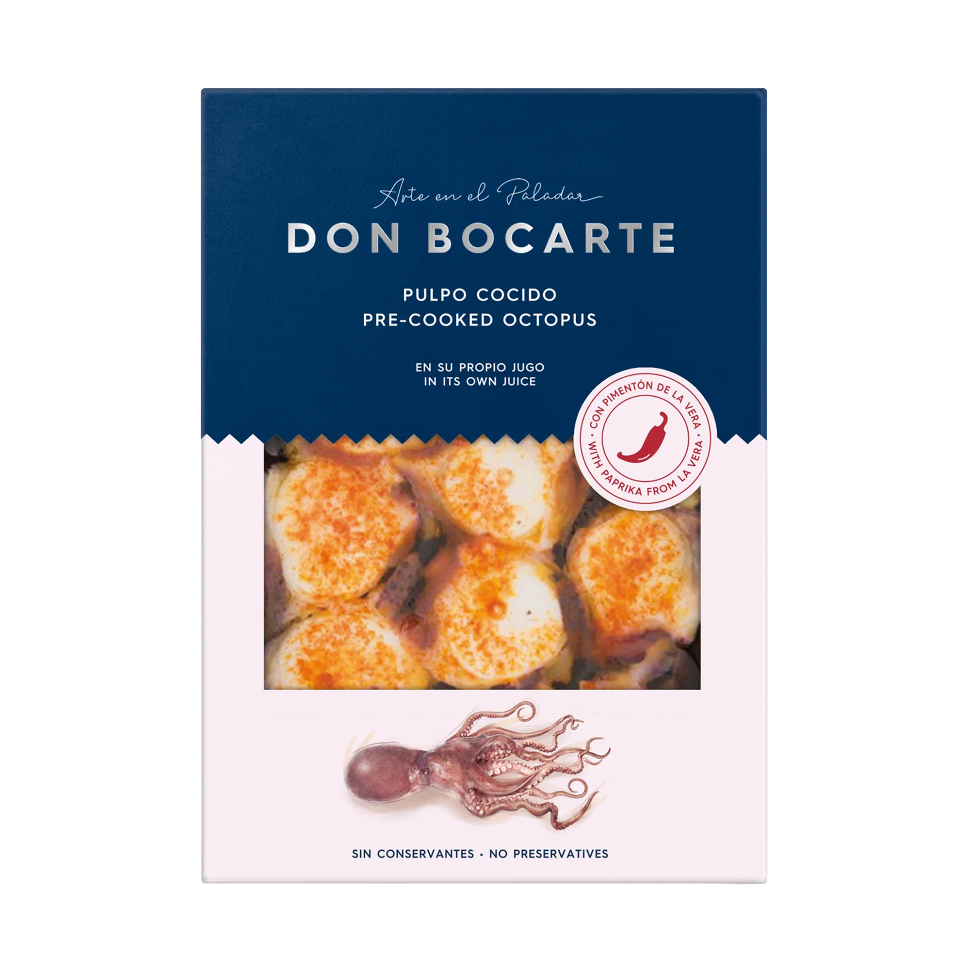 Pulpo Cocido con Pimentón de la Vera – 180 g