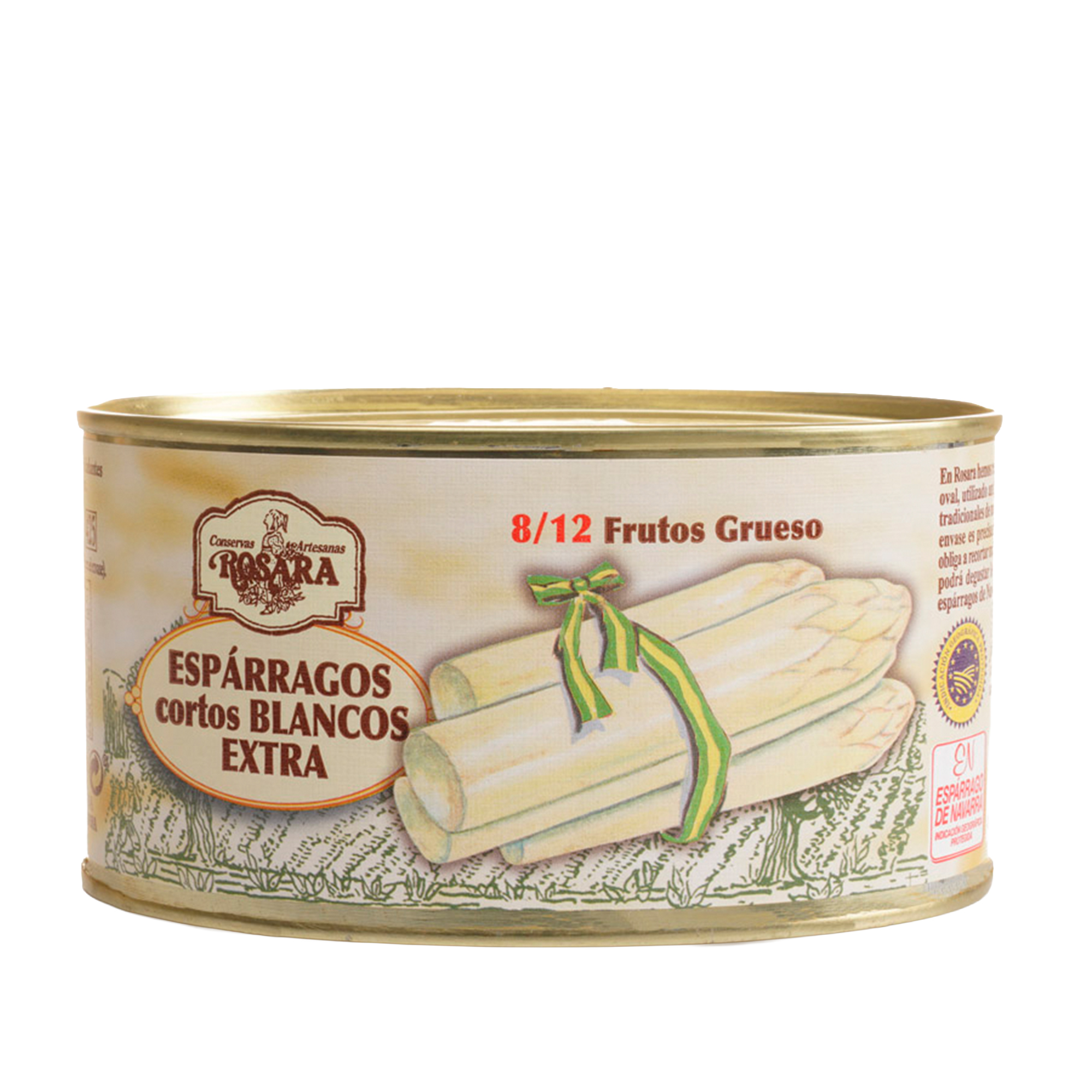 Espárrago blanco D.O. Navarra 8–12 · 425 ml (lata oval)