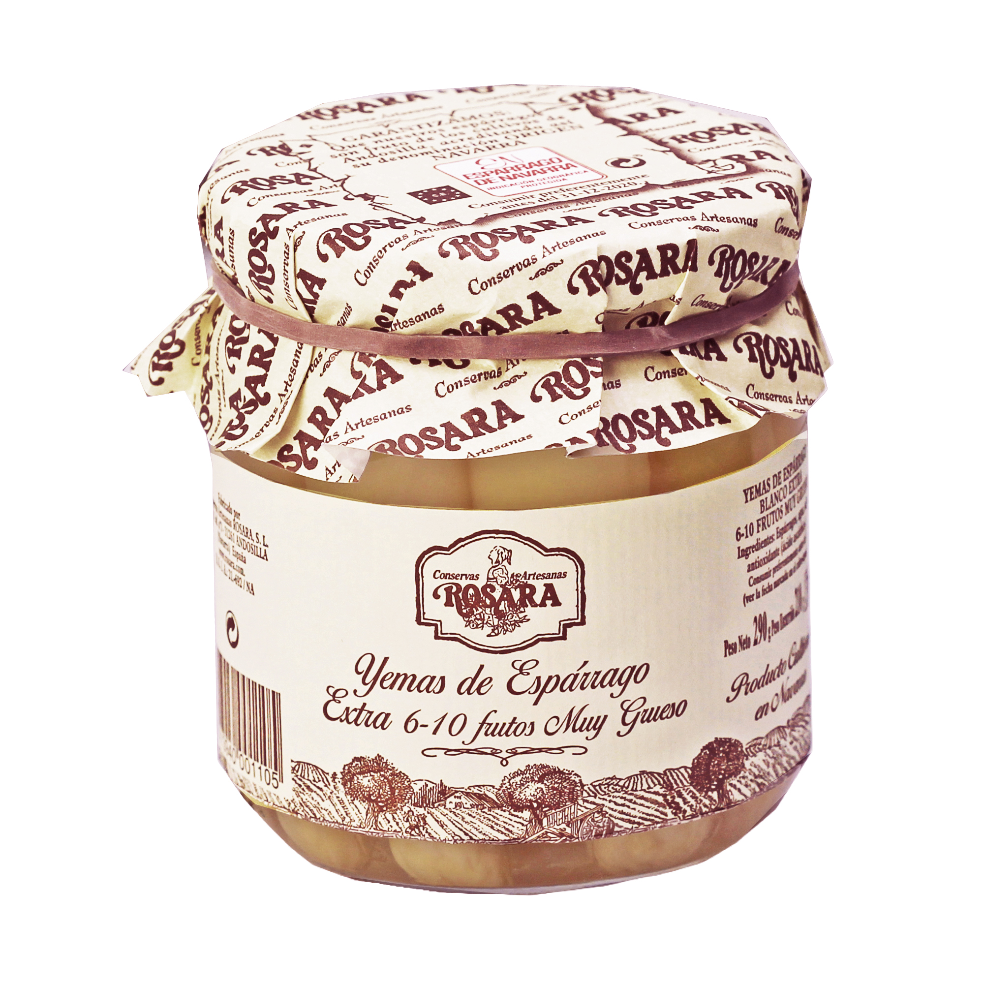 Yemas de espárrago blanco D.O. Navarra 6–10 · 370 ml