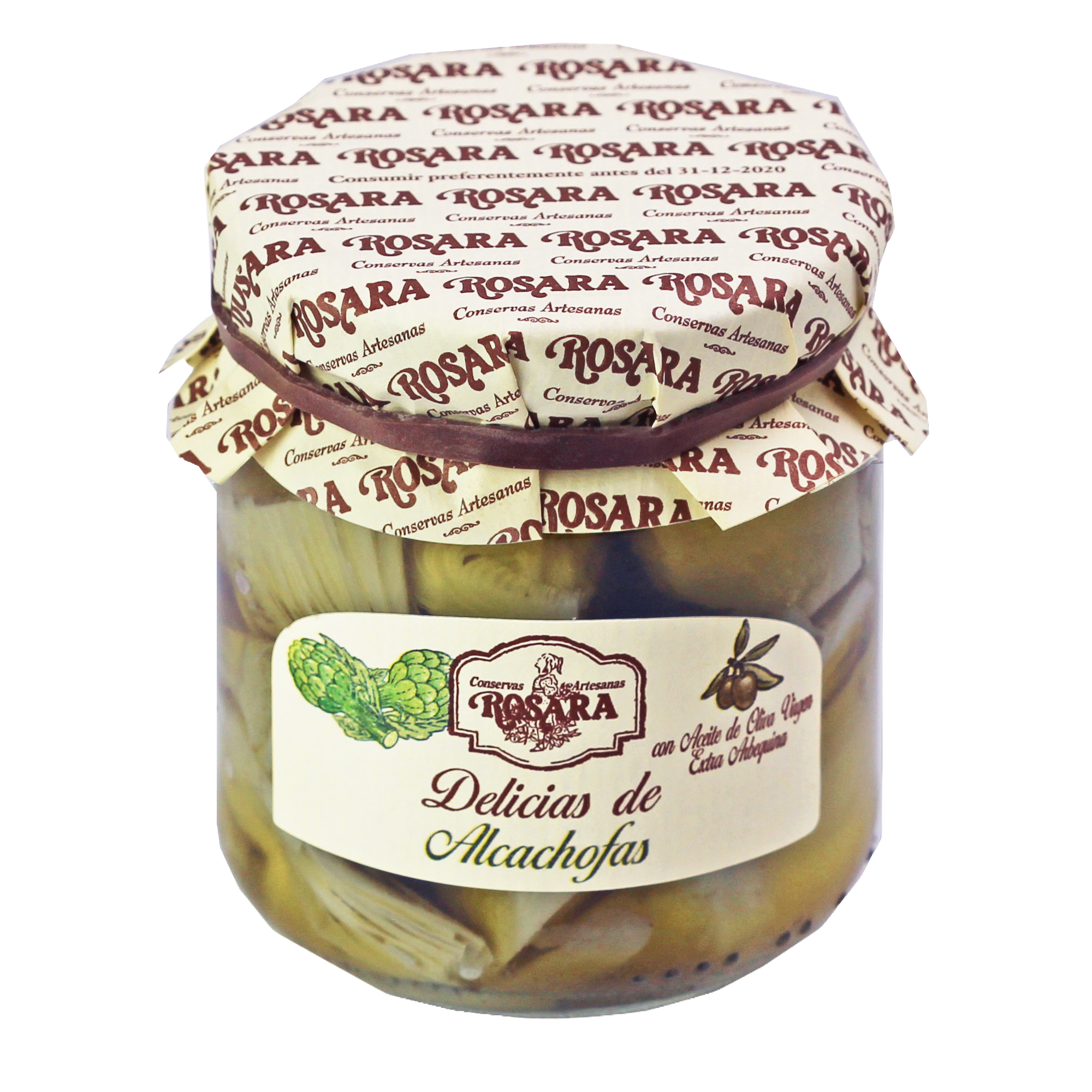 Alcachofa en AVOE Arbequina "Delicias " · 212 ml