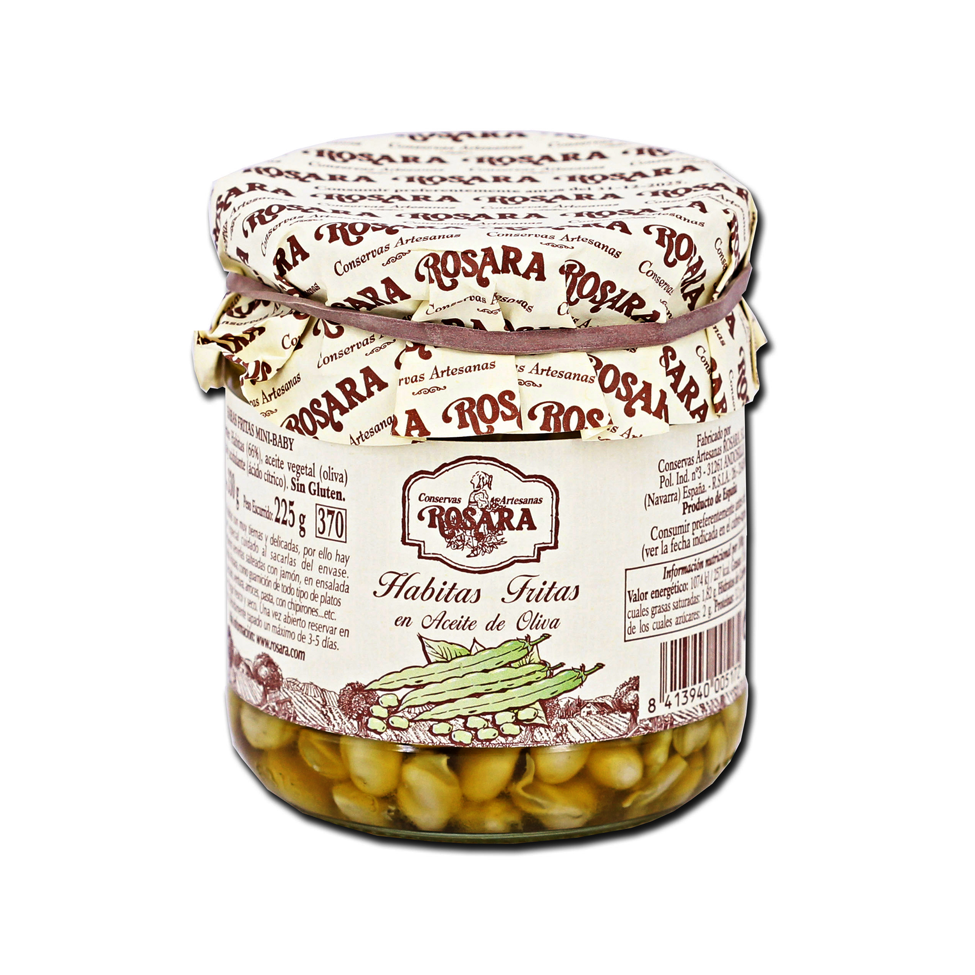 Mini-Baby Broad Beans - Fried in Oil - 370 ml