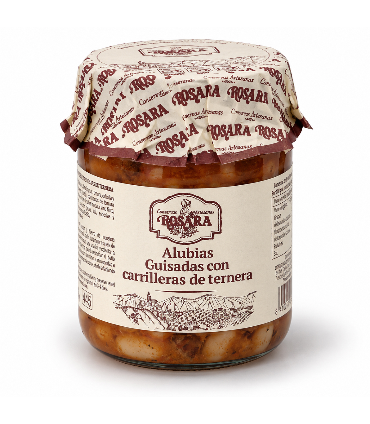 Alubias - Guisadas con Carrilleras de Ternera - 445 ml