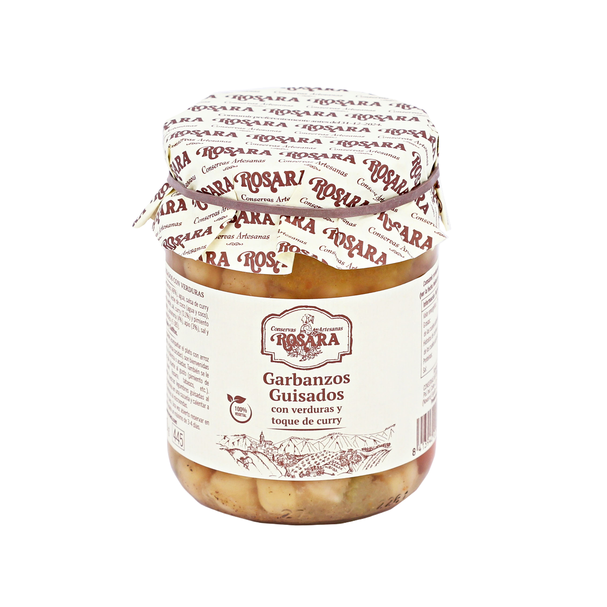 Garbanzos con Verduras y Curry - 445 ml