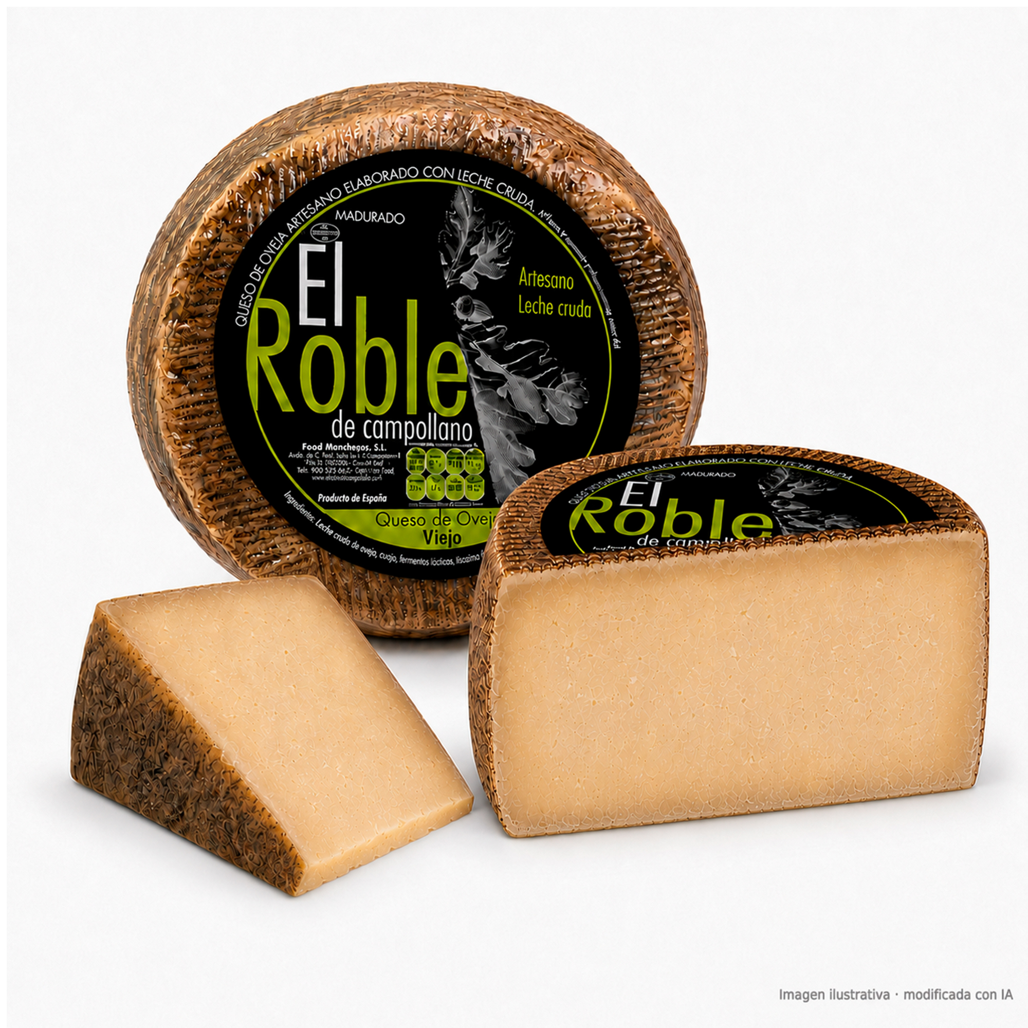 El Roble Aged Raw Sheep’s Milk Cheese – Various Sizes