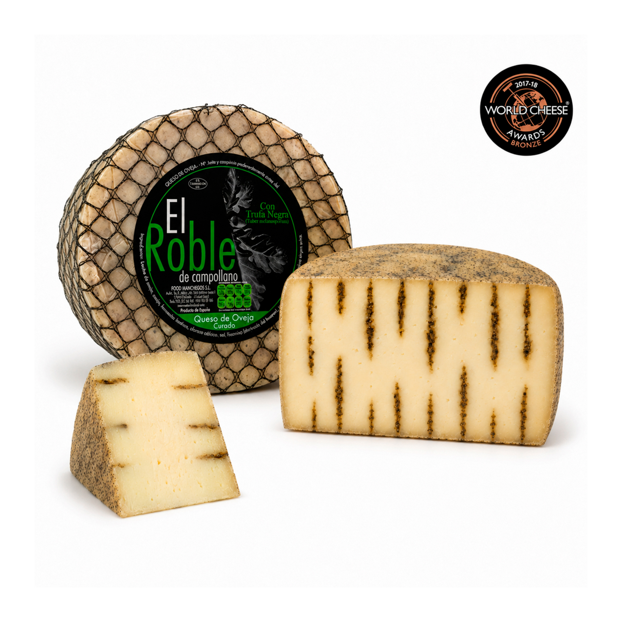 Cured Sheep’s Milk Cheese with Black Truffle - Various size