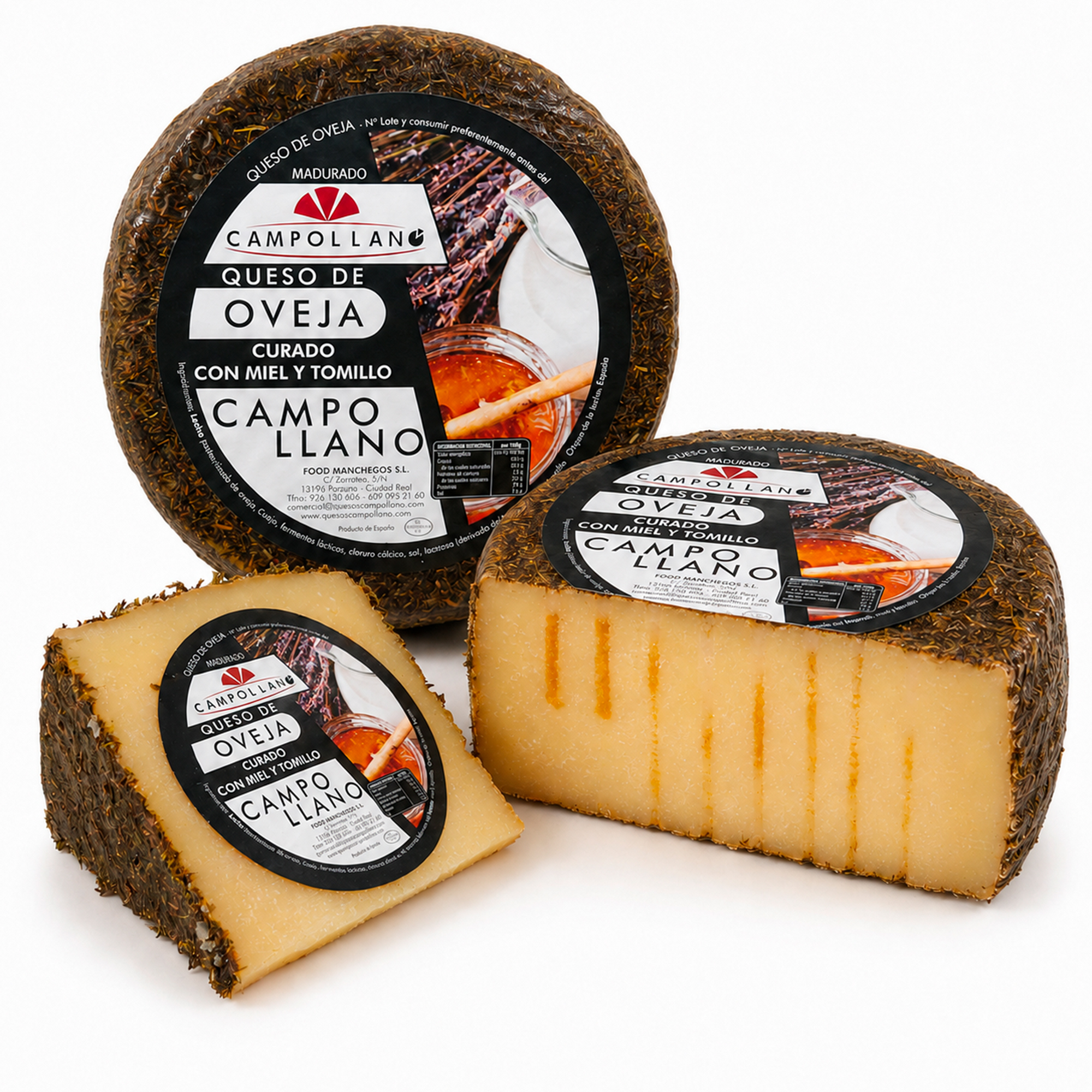 Cured Sheep’s Milk Cheese with Honey and Thyme – Various Sizes