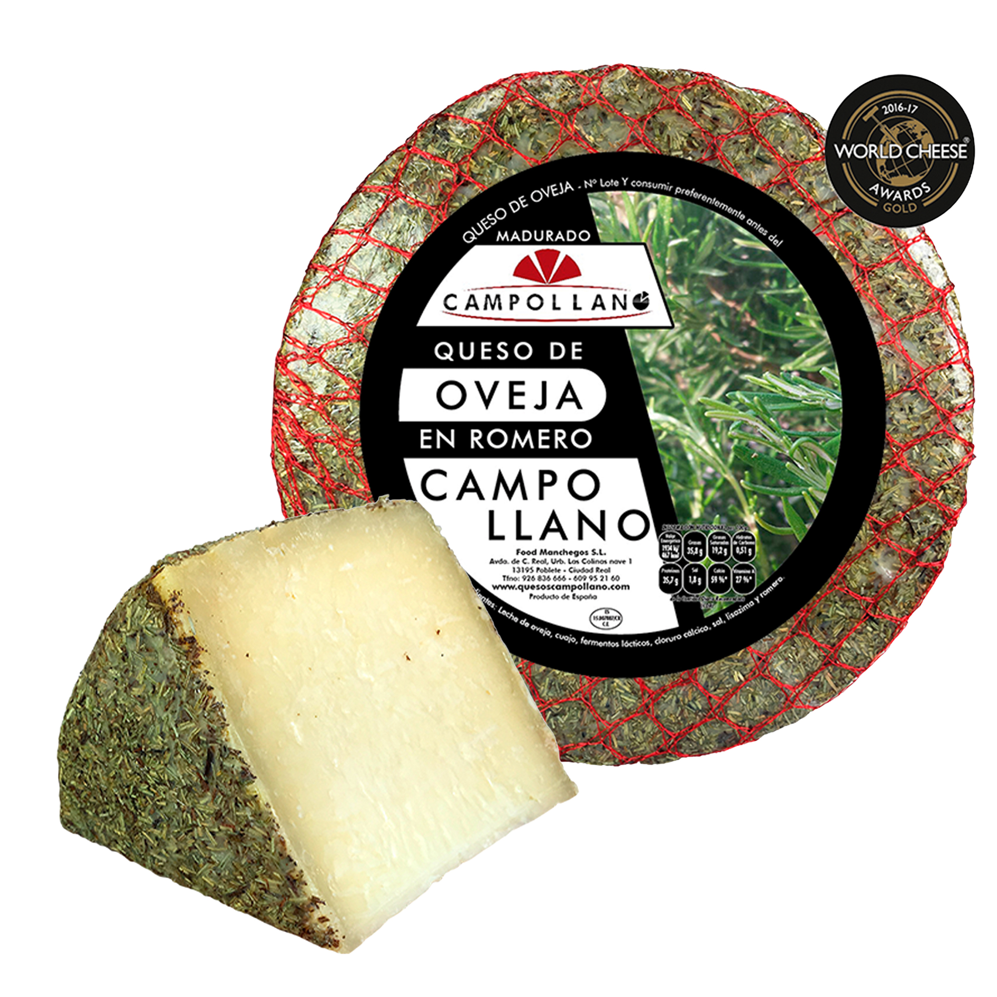 Sheep’s Milk Cheese with Rosemary – Various Sizes