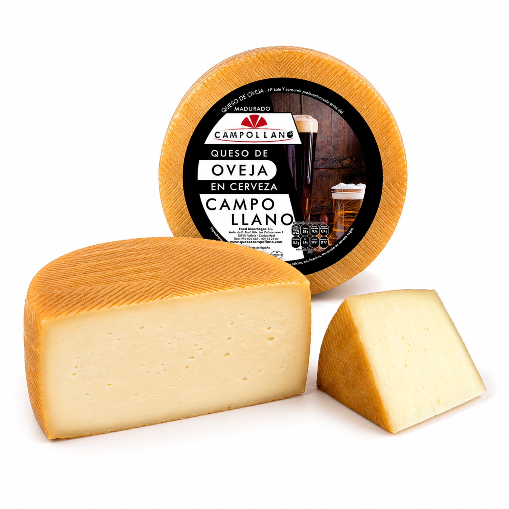 Sheep’s Milk Cheese with Dark Beer – Various Sizes