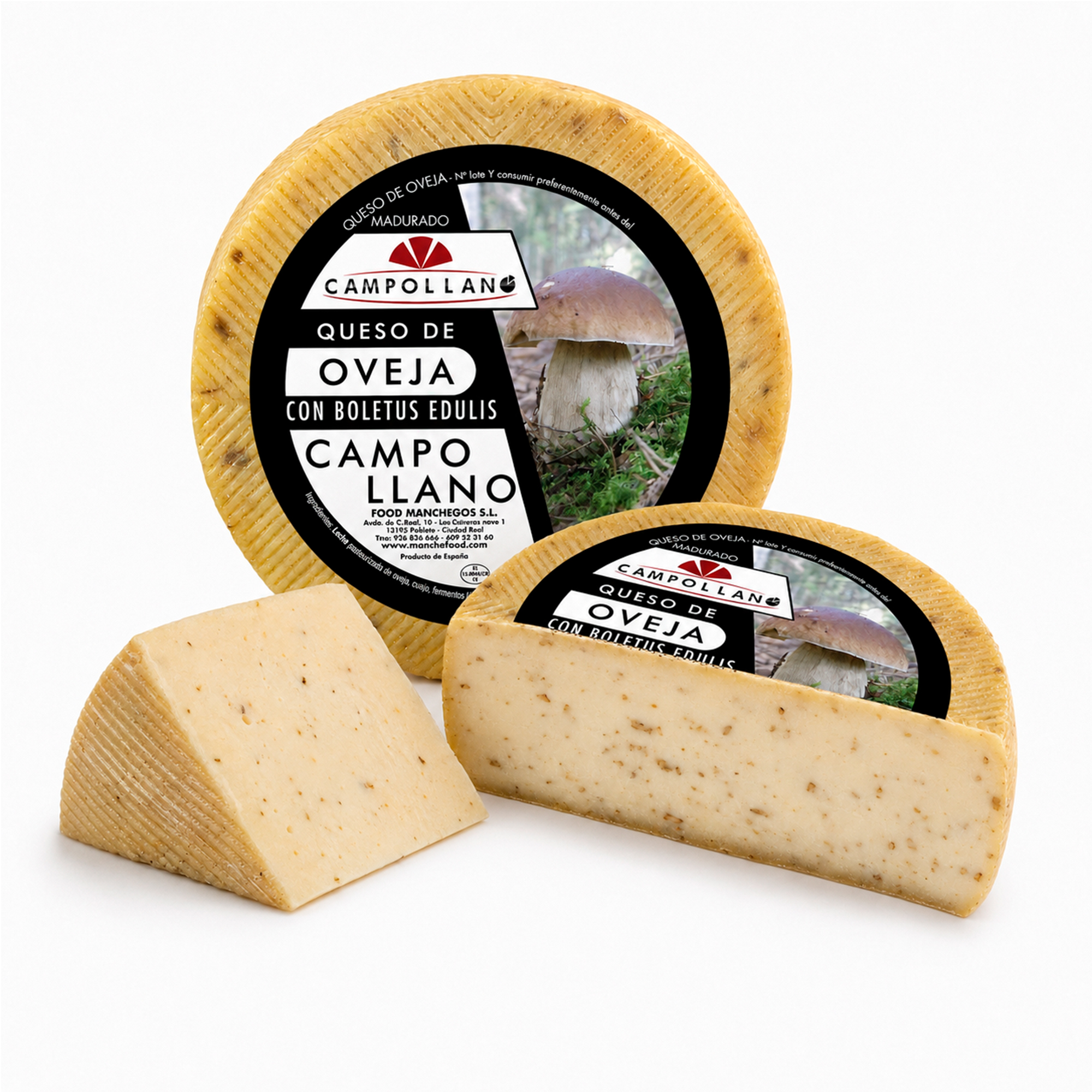 Sheep’s Milk Cheese with Boletus Edulis – Various Sizes